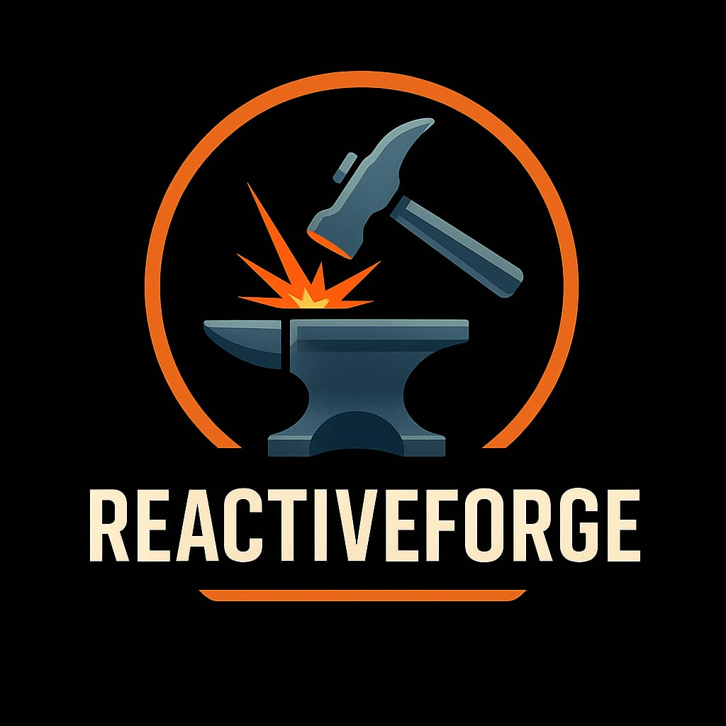ReactiveForge Logo